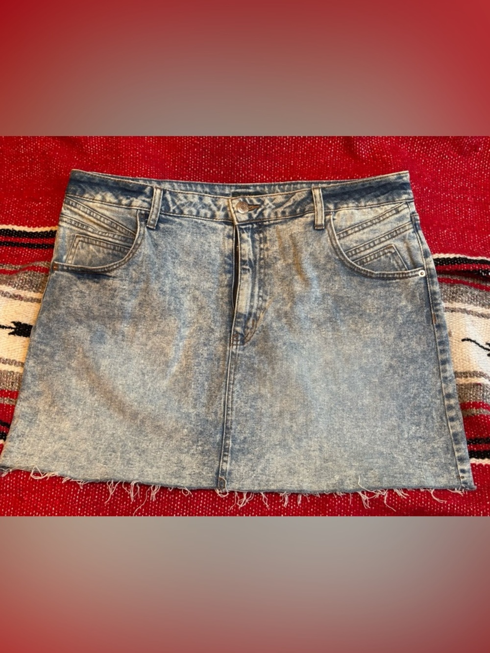 wild fable Light Blue Denim Mini Skirt